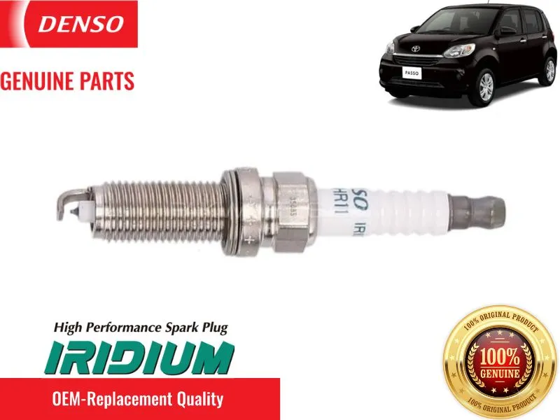 Toyota Passo 2016-2024 Denso Iridium Spark Plugs 3 Pcs Image-1