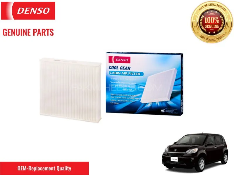 Toyota Passo 2016-2024 Denso Cabin Filter - Genuine Cool Gear Ac Filter Image-1