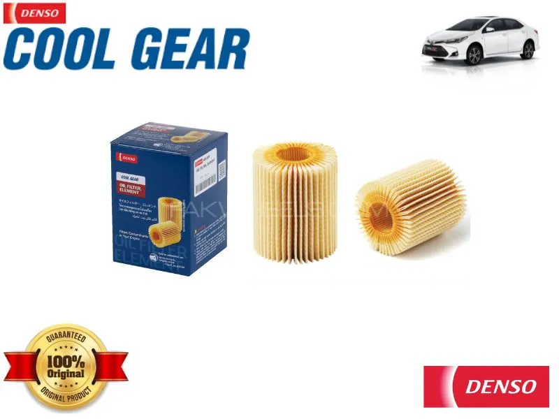 Toyota Corolla Altis 2018-2024 Denso Oil Filter - Genuine Cool Gear Image-1