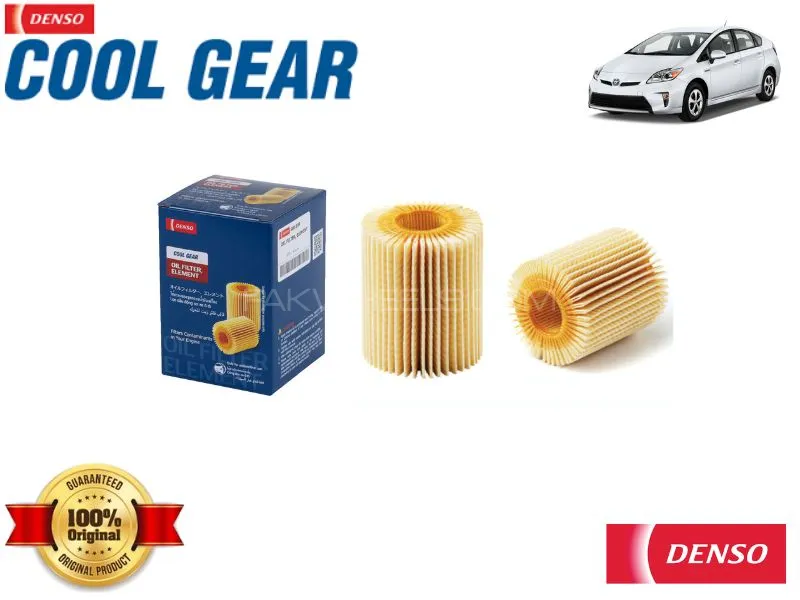 Toyota Prius 2009-2015 Denso Oil Filter - Genuine Cool Gear Image-1