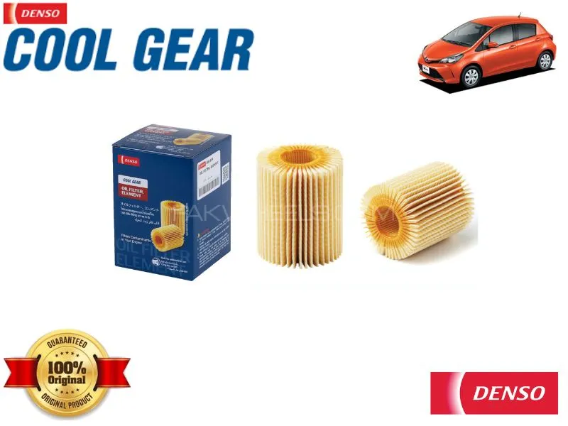 Toyota Vitz 2014-2017 Denso Oil Filter - Genuine Cool Gear Image-1