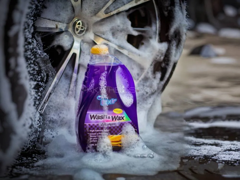 Elixir Wash & Wax Car Shampoo 1.89L High foam and wax shine