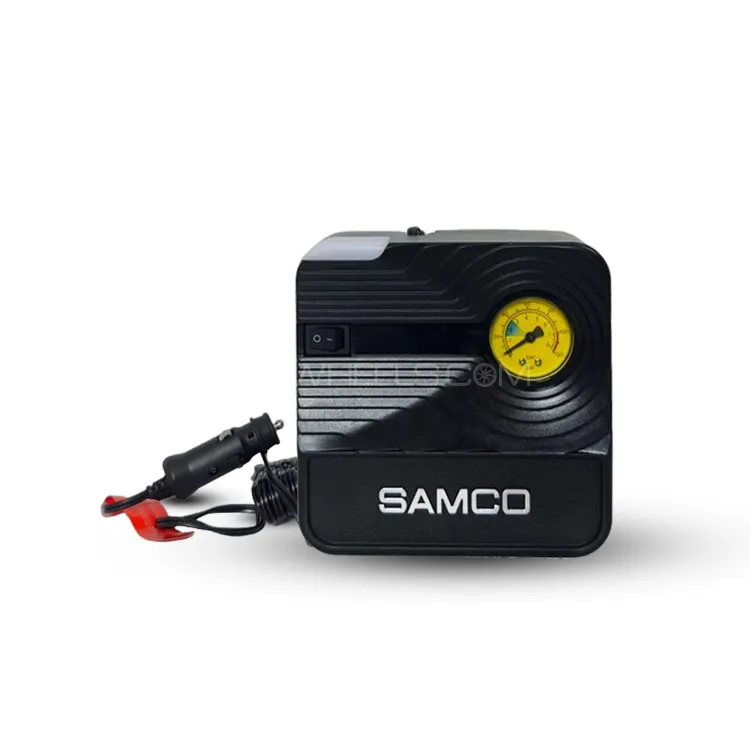 Samco Portable Tyre Inflator And Air Compressor With LED Light - SM03  Image-1