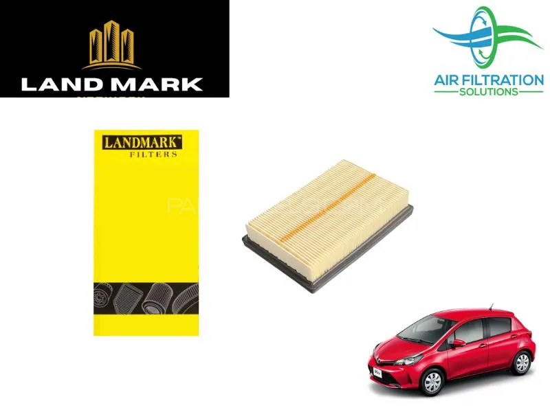 Toyota Vitz 2014-2018 Land Mark Air Filter - Effective Filteration Image-1