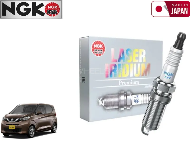 Nissan Dayz 2018-2024 NGK Laser Iridium Spark Plugs 3 Pcs set Image-1