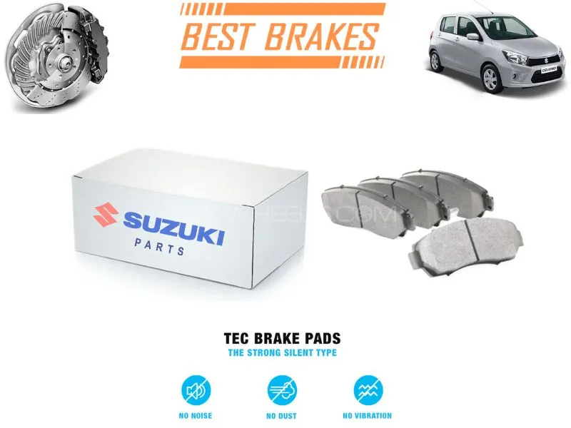 Suzuki Cultus 2017-2024 TEC Brake Pads - High Quality Brake Parts Image-1