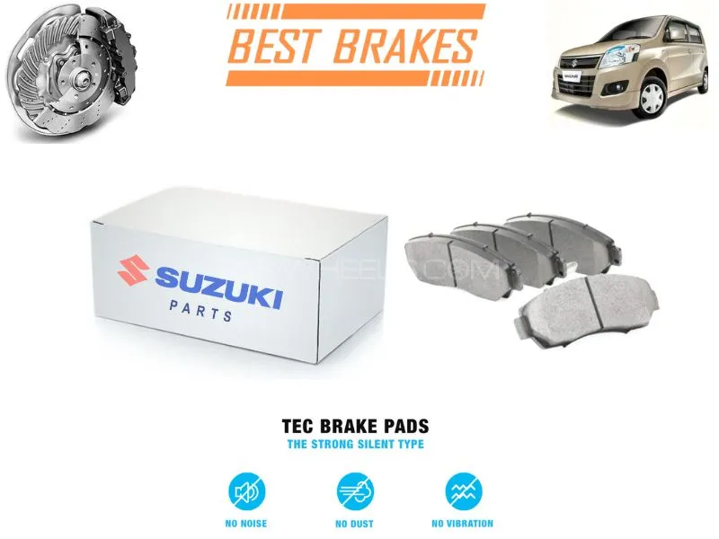 Suzuki Wagon R Pakistan Assembled TEC Brake Pads - High Quality Brake Parts Image-1