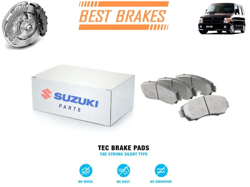 Suzuki Wagon R Wide TEC Brake Pads - High Quality Brake Parts Image-1