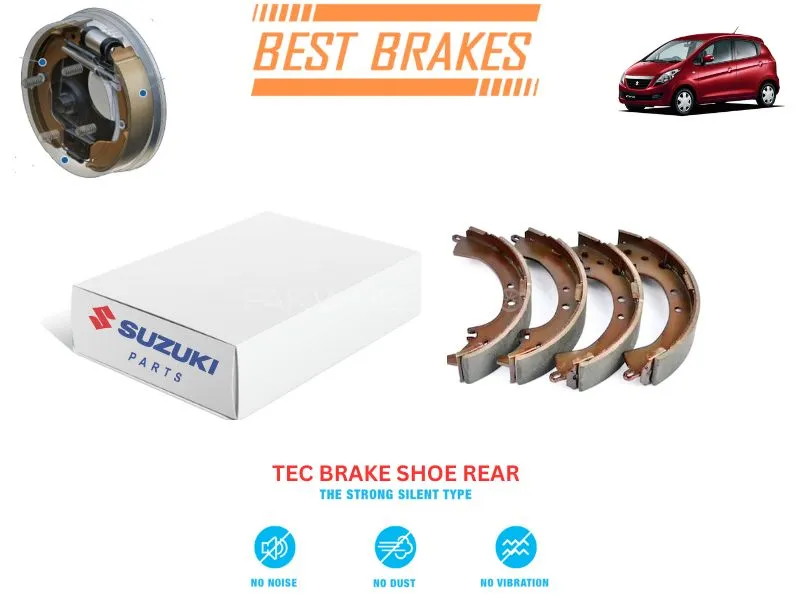 Suzuki Cervo TEC Rear Brake Shoes - High Quality Brake Parts
