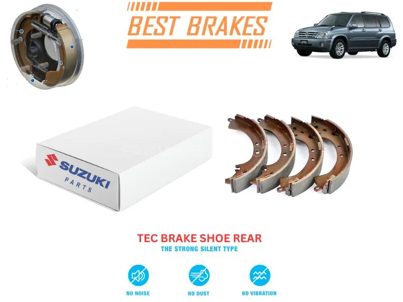 Suzuki Escudo TEC Rear Brake Shoes - High Quality Brake Parts Image-1