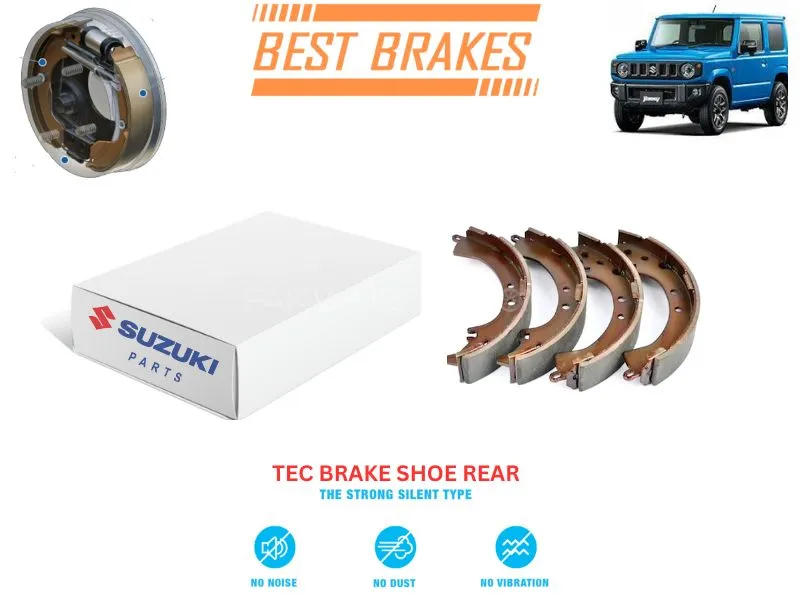 Suzuki Jimny 1500cc TEC Rear Brake Shoes - High Quality Brake Parts Image-1