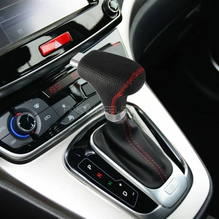 Car Gear Shifter Shift Knob Handle with Button for Automatic Transmission  Image-1