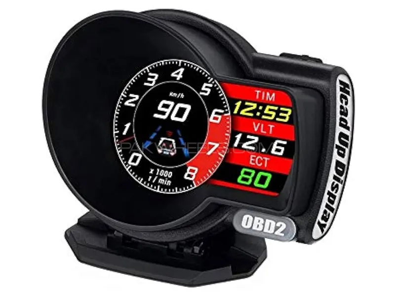 Universal OBD2 GPS HUD Gauge Car Digital Head Up Display Speedometer Turbo RPM Alarm D1 1 Pc Image-1