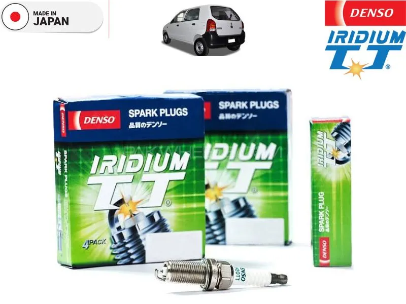 Suzuki Alto 1000cc Denso Iridium Twin Tip Spark Plugs 3 Pcs - Better Fuel Economy Image-1