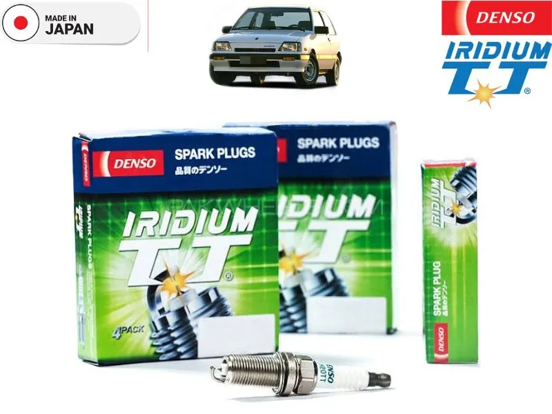 Suzuki Khyber Denso Iridium Twin Tip Spark Plugs 3 Pcs - Better Fuel Economy