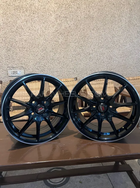 R emotion Rims… 15inch 6.5jj 4nut. In good condition  Image-1