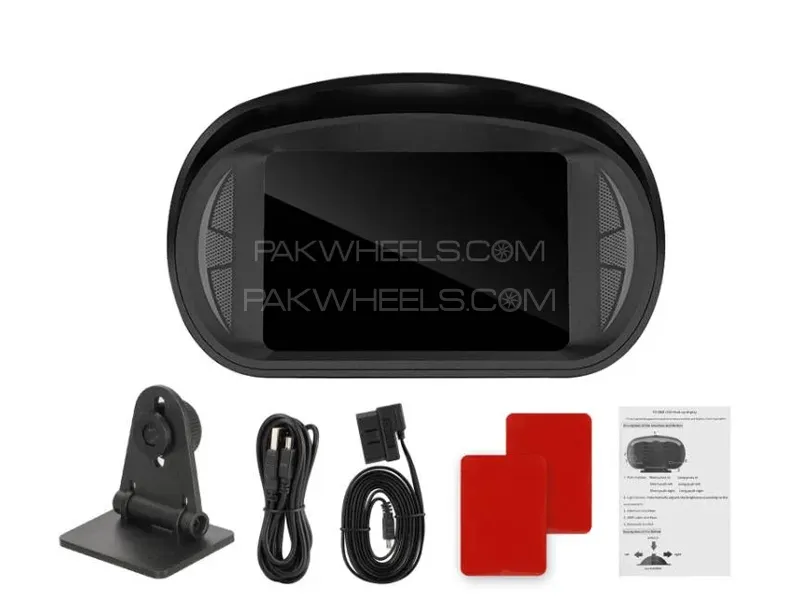 Universal OBD2 GPS HUD Gauge Car Digital Head Up Display Speedometer Turbo RPM Alarm 1 Pc Image-1