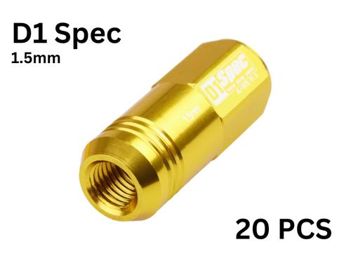 20pcs JDM D1 Spec Wheel Lug Nuts for Honda  Civic | Aluminum Wheel Nuts | Golden Wheel Nuts 20pcs JDM D1 Spec Wheel Lug Nuts for Honda  Civic | Aluminum Wheel Nuts | Golden Wheel Nuts