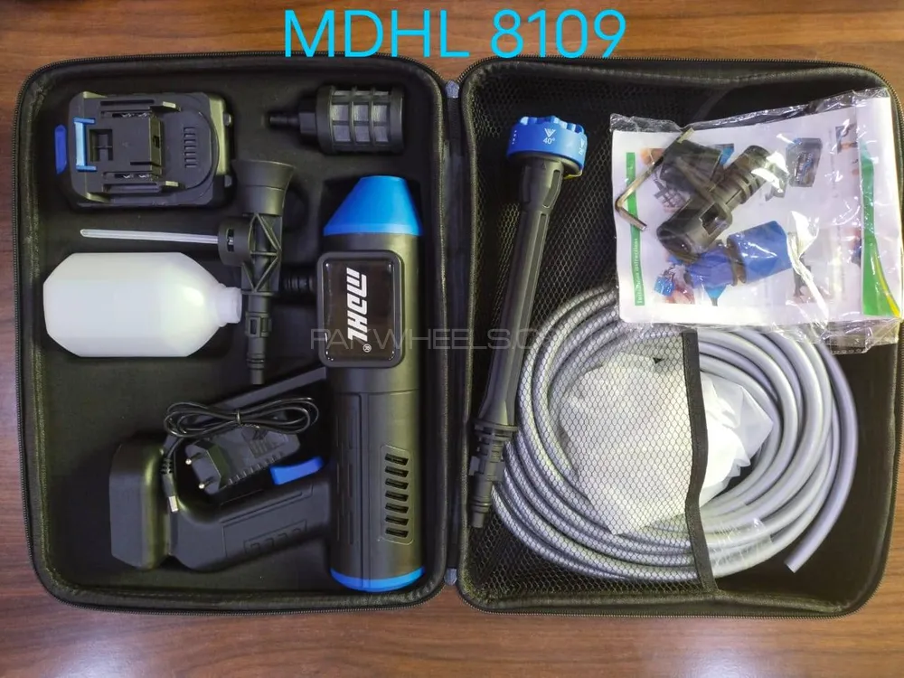 Rechargeable/Portable Multi Purpose Pressure Washer Image-1