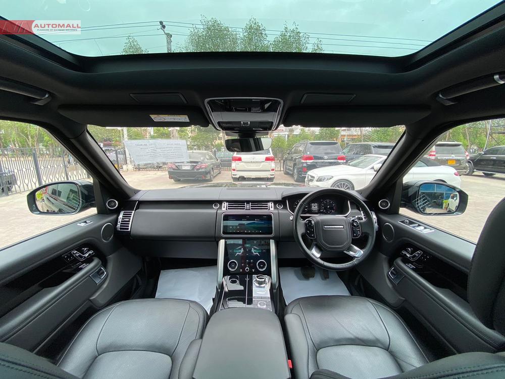 Make: Range Rover Vogue 
Model: 2018 
Mileage: 30,000 miles
Exterior: Sentorini Black Metallic
Interior: Ebony / Black 

*21 inch Gloss  Black  Alloys 9001 style
*Power reclined heated front and rear seats
*Panoramic Roof
*Soft Closing Doors 
*Cool Box
*360° Cameras 
*Ambient lighting 
*Privacy Glass
*Parking sensors 
*Lane Departure Warning
*Lane assist
*Auto Terrain Response
*Matrix Headlights 
*3 Zone Climate Control 
*Parking Assist
*Heated Steering wheel
*Android Auto 
*Apple carplay