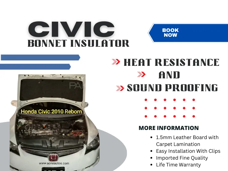 Honda Civic Reborn | Bonnet Insulator | Heat & Sound Proofing | Reborn