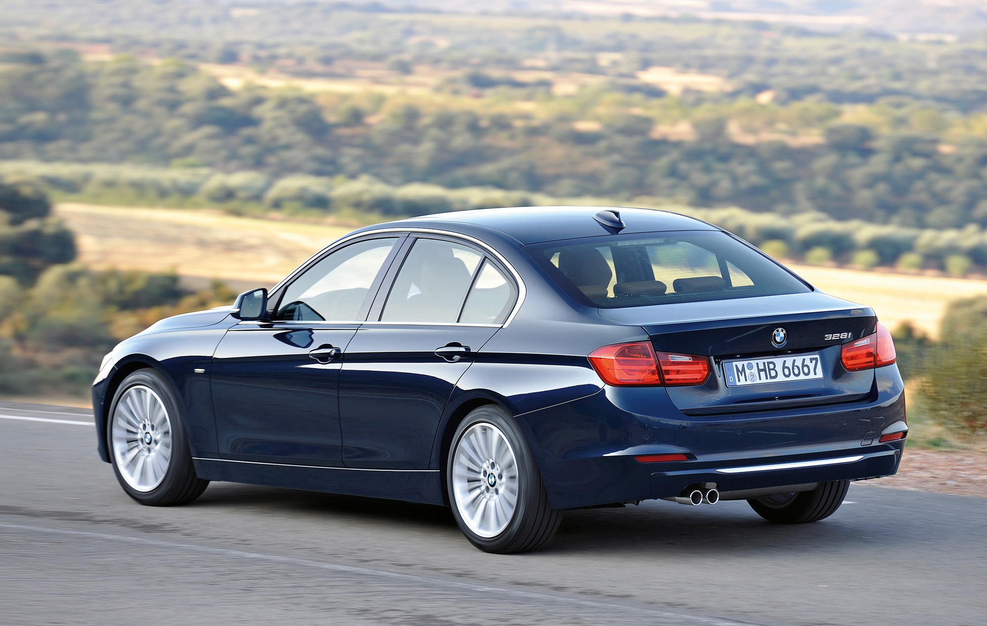 BMW 3 Series Exterior Rear Side View