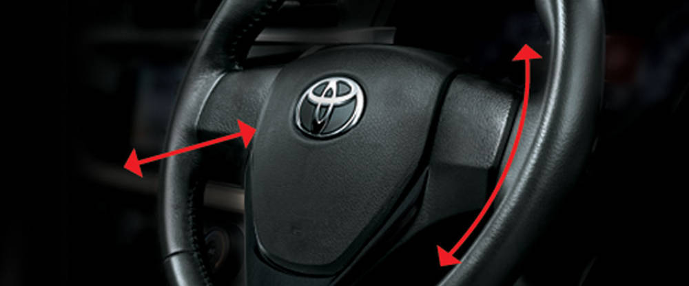 Toyota Corolla Interior Tilt and telescope steering
