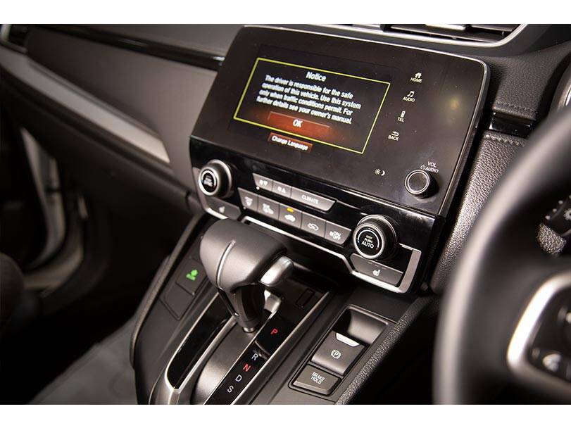 Honda CR-V 2024 Interior Gear, AC Controls and Infotainment Syatem