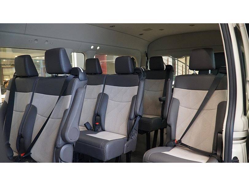 Toyota Hiace 2024 Interior Rear seats