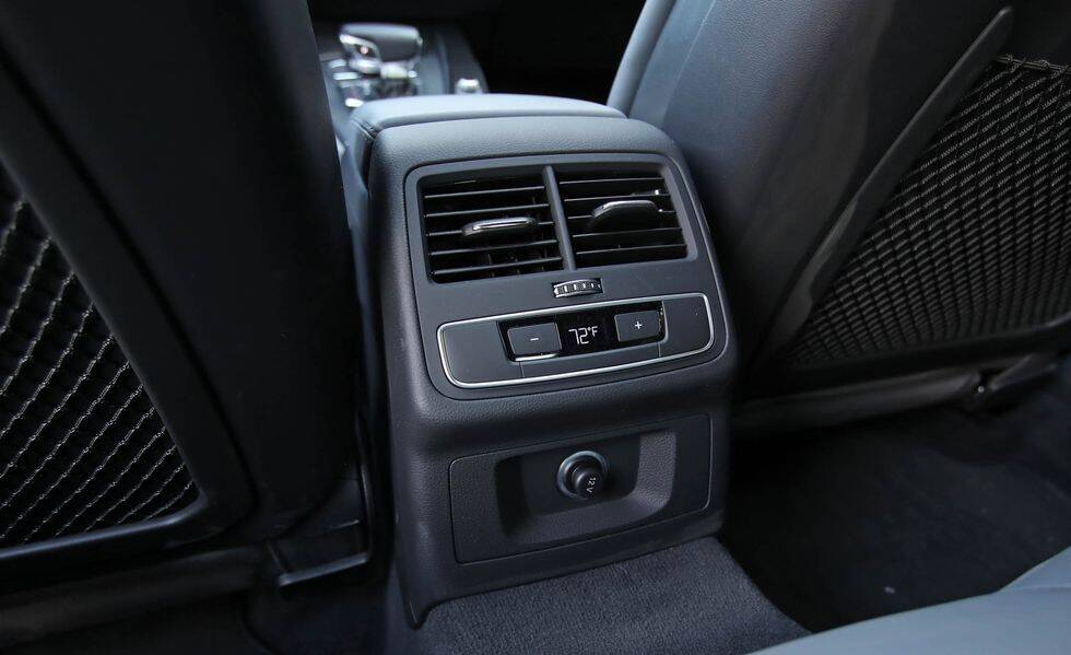 Audi S5 Interior Rear Ac vents